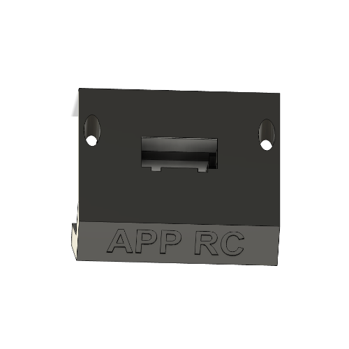 Advanced radio screen extension with angled mount black