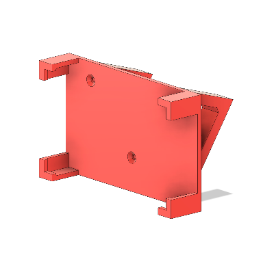 Advanced Radio Screen Mount Red