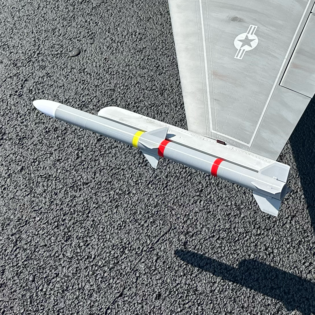AIM-120 Missile 1/7th scale (for Boomerang F-16)