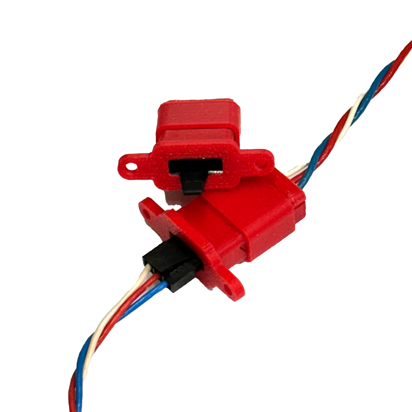 Servo Connector Mount with safety clip (one pair)