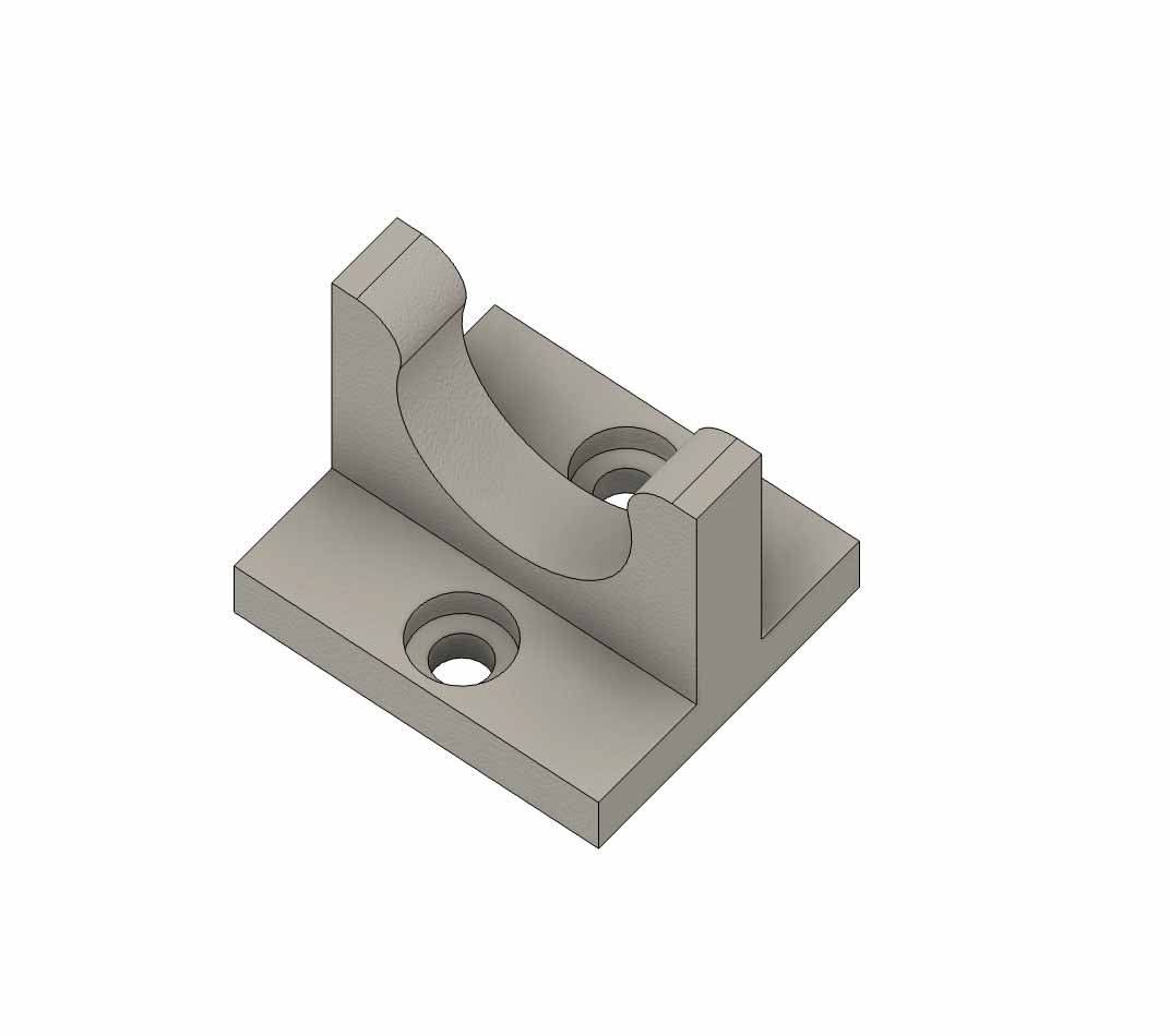 Female Quick Connect Holder Gray