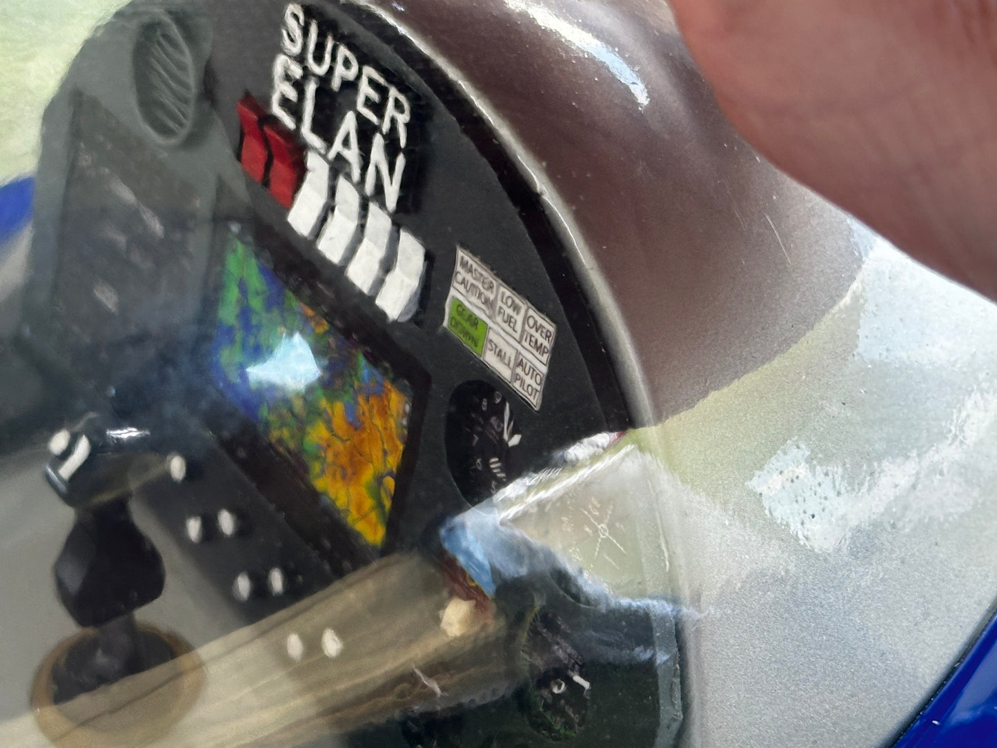 Cockpit Kit with pilot for the Boomerang Super Elan