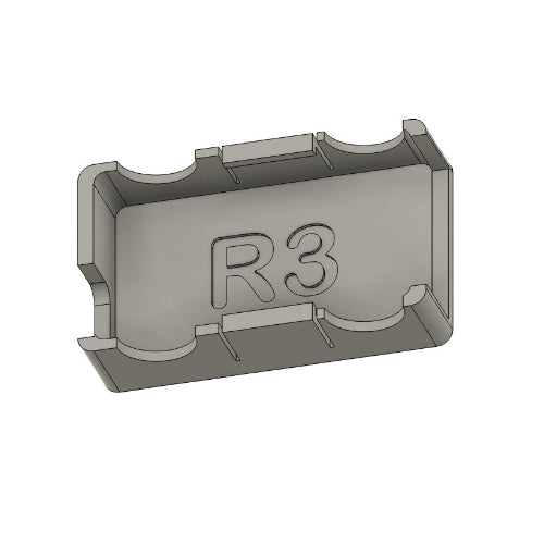 Jeti R3 Receiver Mount Gray
