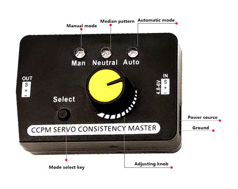 RC Three mode Servo Tester