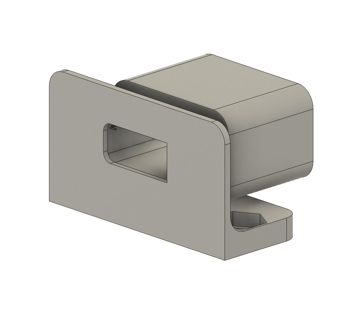 XT 30 Female Connector Mount 90 degree side mount