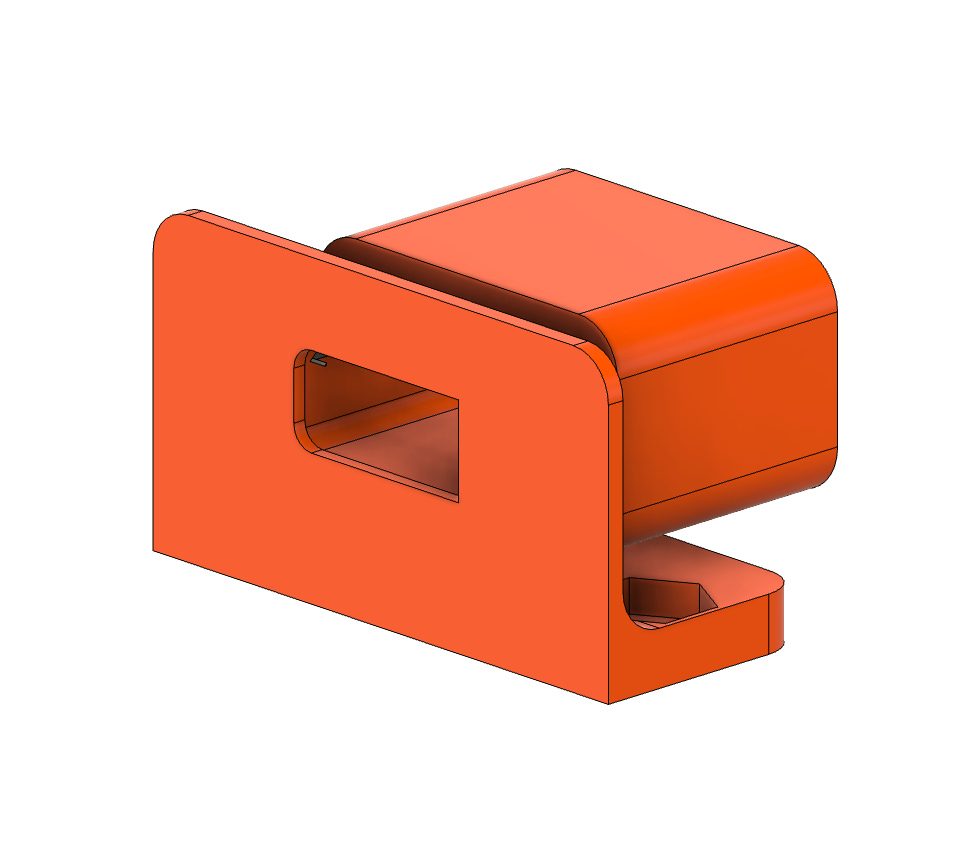 XT 30 Female Connector Mount 90 degree side mount