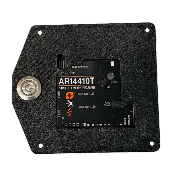 Spektrum AR14410T FLush Mount in black for RC Airp[lanes and Jets