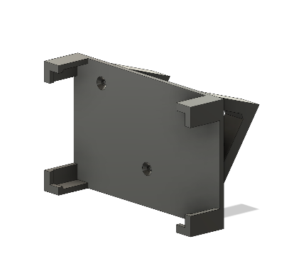 Advanced Radio Screen Mount Black