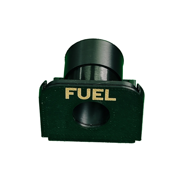 Black Dry Break Side Mount labeled FUEL 