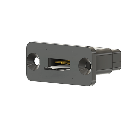 Female Servo Connector Mount Black