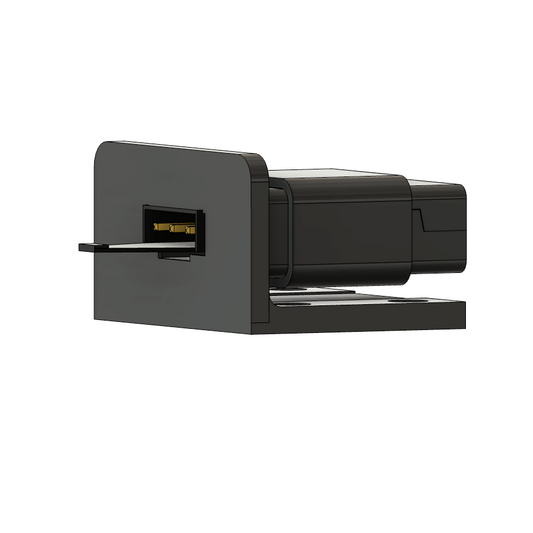 Female Servo Connector Side Mount  Black