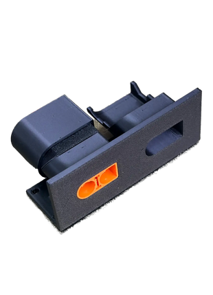 IC5 Connector Double Side mount Black