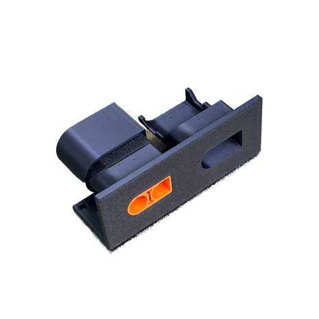IC5 Connector Double Side mount Black