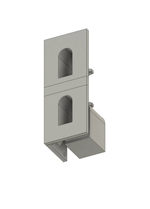 IC5 Connector Double Side mount Gray