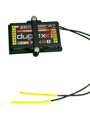Jeti Rex-10 and Rex-12 Receiver Mount in black