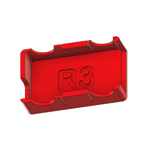 Jeti R3 Receiver Mount Red