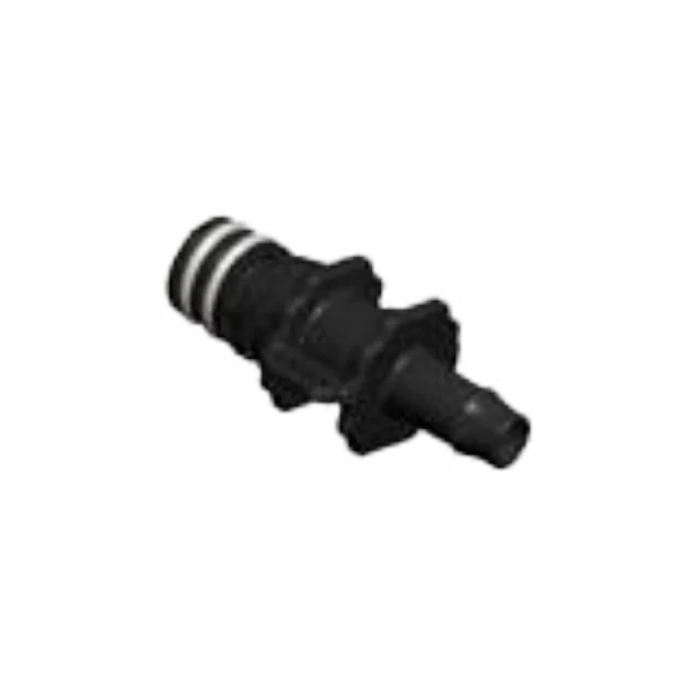 Kent 3/16" Open-Flow Male Fitting (Black Nylon)