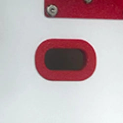 Red wiring grommet for RC Planes and Jets