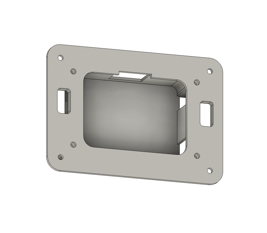 Advanced Radio SF-16 Flush Mount Black Gray