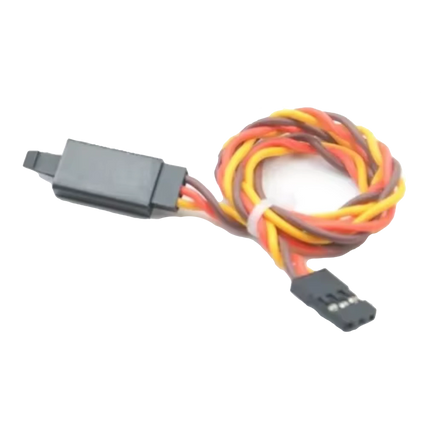 Servo Extension 50cm– 22 AWG Universal Futaba & JR Compatible with Safety Clip 3ea