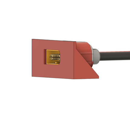 XT60 Connector Side Mount Red