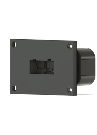 Advanced Radio Screen Connection Flush Mount Black- Approach RC Concepts