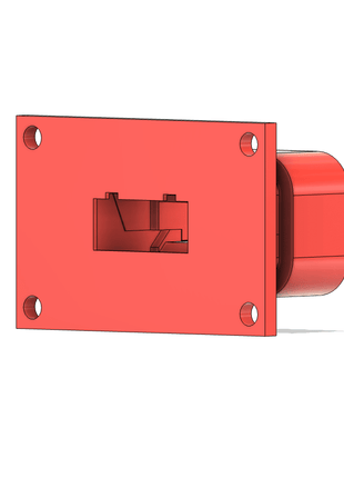 Advanced Radio Screen Connection Flush Mount  Red- Approach RC Concepts