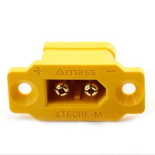 Amass XT60 E1 Male Connector 2 Each - Approach RC Concepts