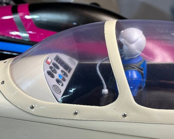 Boomerang Sprint Cockpit Panel & Pilot - Approach RC Concepts