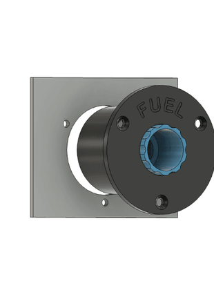 Dry Break Connector Flush Mount FUEL - Approach RC Concepts