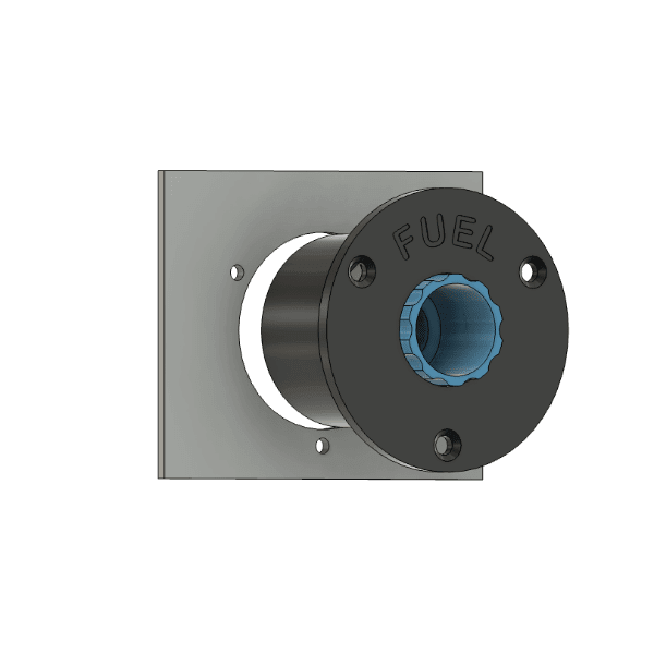Dry Break Connector Flush Mount FUEL - Approach RC Concepts