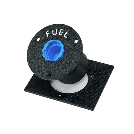 Dry Break Connector Flush Mount FUEL  Black- Approach RC Concepts
