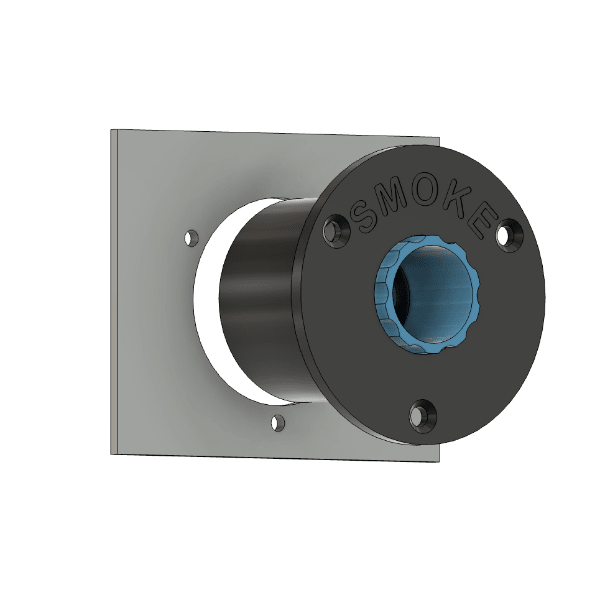 Dry Break Connector Flush Mount SMOKE - Approach RC Concepts