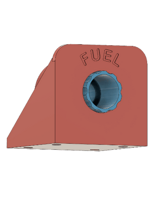Dry Break Connector Side Mount FUEL - Approach RC Concepts