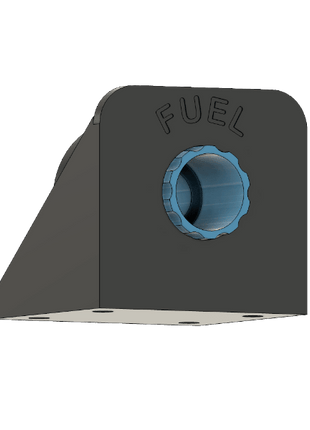 Dry Break Connector Side Mount FUEL - Approach RC Concepts