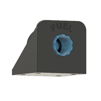 Dry Break Connector Side Mount FUEL - Approach RC Concepts