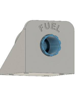 Dry Break Connector Side Mount FUEL - Approach RC Concepts