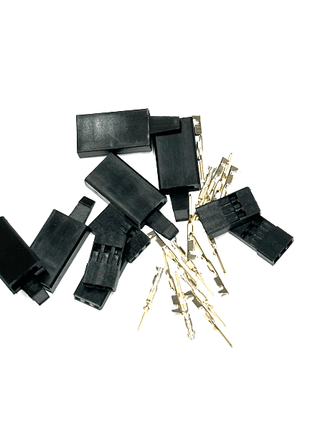 Female Servo Connectors with Safety Clip 10ea - Approach RC Concepts