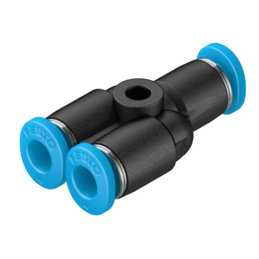 Festo QSMY-4 4mm Push-In Y-Connector | RC Turbine Fuel & Air Fitting