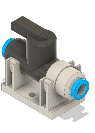 Festo 6mm Ball Valve Mount - Approach RC Concepts