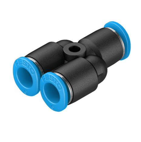 Festo 6mm Push - In Y - Connector - Approach RC Concepts