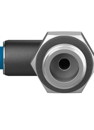 Festo QSML G18-4 Push-In L Fitting RC Turbine Fuel Systems 186268 End View- Approach RC Concepts