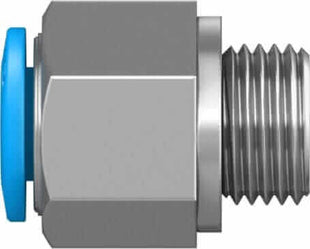 Festo QSM - G1/8 - 4 Straight Push - In Fitting – 6mm RC Turbine Connector - Approach RC Concepts