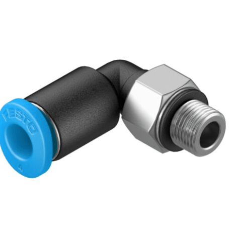 Festo QSML M5 4 Push-In L Fitting RC Systems
