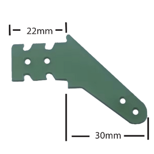 30mm Fiberglass Control Arm with dimensions- Approach RC Concepts