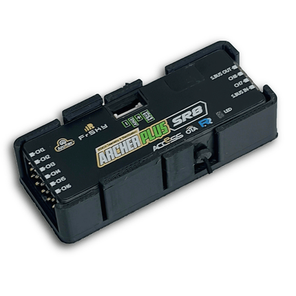 FRSKY Archer Plus SR8 Radio Control 8 Channel Receiver Mount Black - Approach RC Concepts