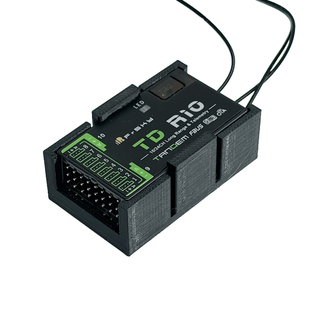 FRSKY TD R10 Radio Control Receiver Mount Black - Approach RC Concepts