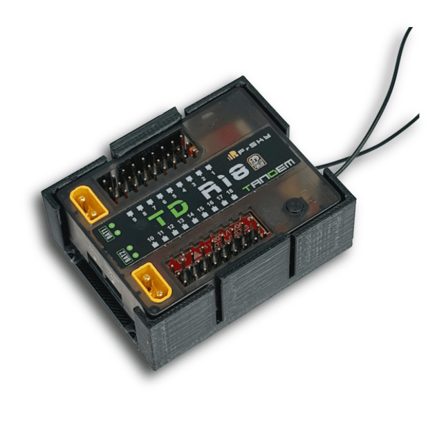 FRSKY TD R18 Radio Control 18 Channel Receiver Mount Black - Approach RC Concepts