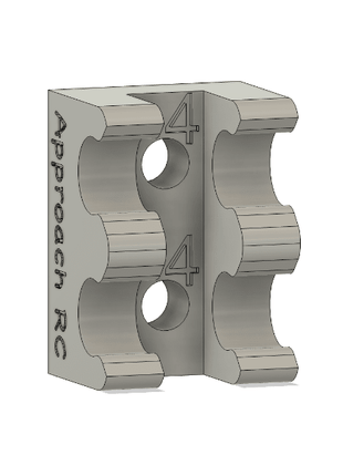 Fuel Line Holders Double Pkg 5 - Approach RC Concepts