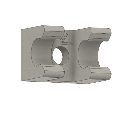 4mm Fuel Line Holders Gray - Approach RC Concepts